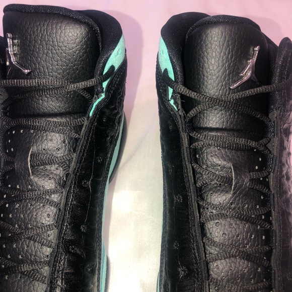 SOLD Jordan 13 Retro 414571030 Black & Green NEW - Picture 6 of 9